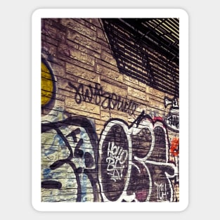 Graffiti Wall Brooklyn Williamsburg NYC Sticker